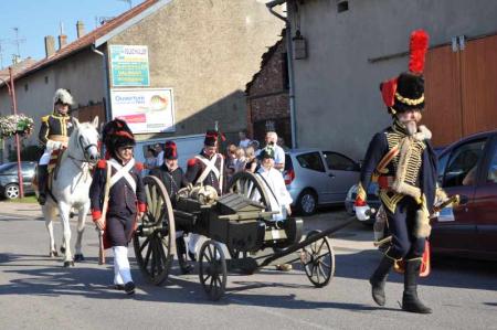 Dpart vers la salle des ftes